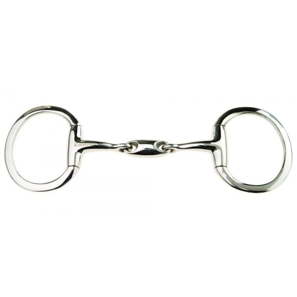 JP Korsteel Stainless Steel Oval Link Eggbutt Snaffle Bit 1 JP Korsteel Stainless Steel Oval Link Eggbutt Snaffle Bit