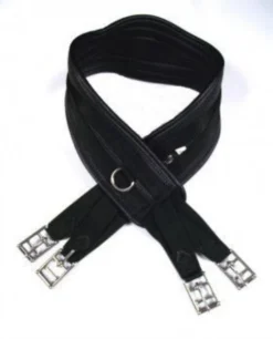 Harry Dabbs Curved Waffle Girth Black