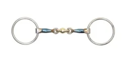Shires Blue Sweet Iron Loose Ring With Lozenge Snaffle