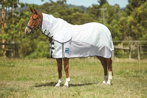 Kool Coat Airstream III Combo With Hidden Surcingle White/Navy 1 Kool Coat Airstream III Combo With Hidden Surcingle White/Navy