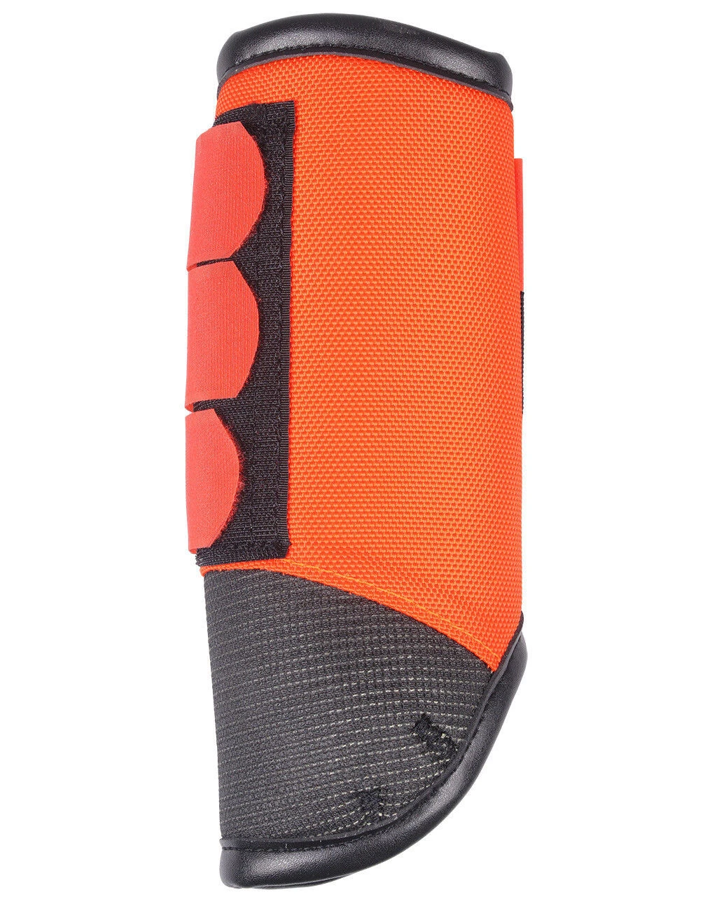 QHP Eventing Boots Front Leg Technical Orange 2 QHP Eventing Boots Front Leg Technical Orange - Image 2