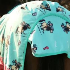 StormX Original 0g Turnout Rug Thelwell Collection Trophy Mint/Pink/Teal 5 StormX Original 0g Turnout Rug Thelwell Collection Trophy Mint/Pink/Teal -EquiGlow Shop 0015688 stormx original 0g turnout rug thelwell collection trophy mintpinkteal 1