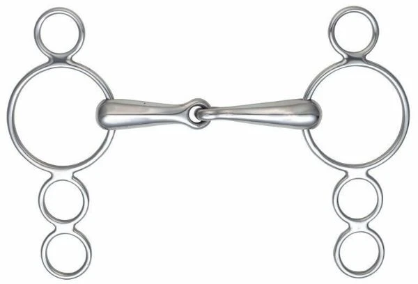 Shires Dutch Gag 3 Ring 5" 1 Shires Dutch Gag 3 Ring 5"