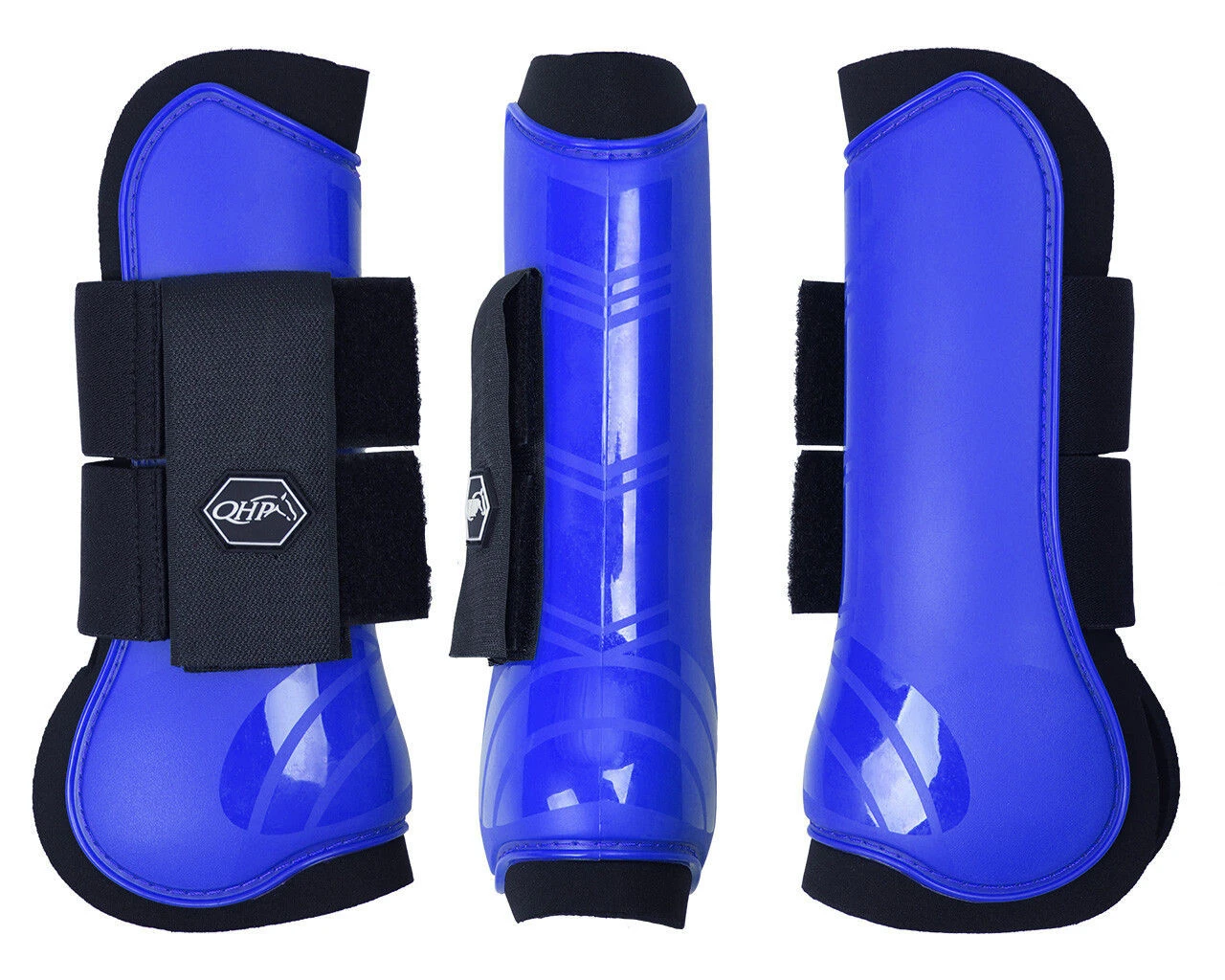 QHP Tendon Boots Cobalt Blue 2 QHP Tendon Boots Cobalt Blue - Image 2