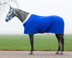 QHP Fleece Rug Brilliance Victoria Blue