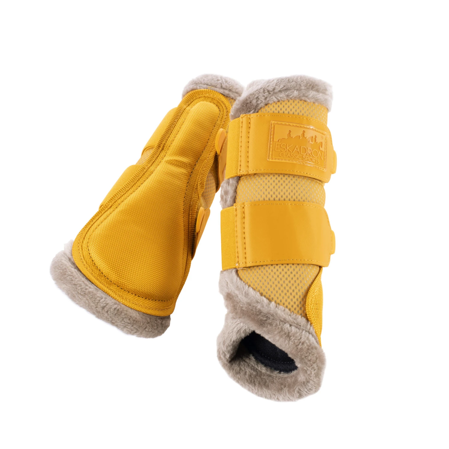 Eskadron Classic Sports FauxFur Tendon Boots Vintage Gold 1 Eskadron Classic Sports FauxFur Tendon Boots Vintage Gold