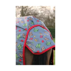 StormX Original Country Walks 100g Turnout Rug - Burgundy/Grey -EquiGlow Shop 0018072 stormx original country walks 100g turnout rug burgundygrey