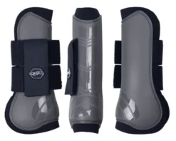QHP Tendon Boots Steel Grey
