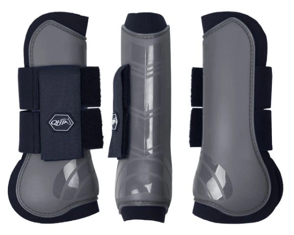 QHP Tendon Boots Steel Grey 1 QHP Tendon Boots Steel Grey