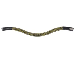 QHP Browband Havana Black/Olive