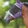 Shires Deluxe Fly Mask With Nose Fringe Purple