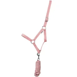 Hy Equestrian Synergy Head Collar Rose/Silver