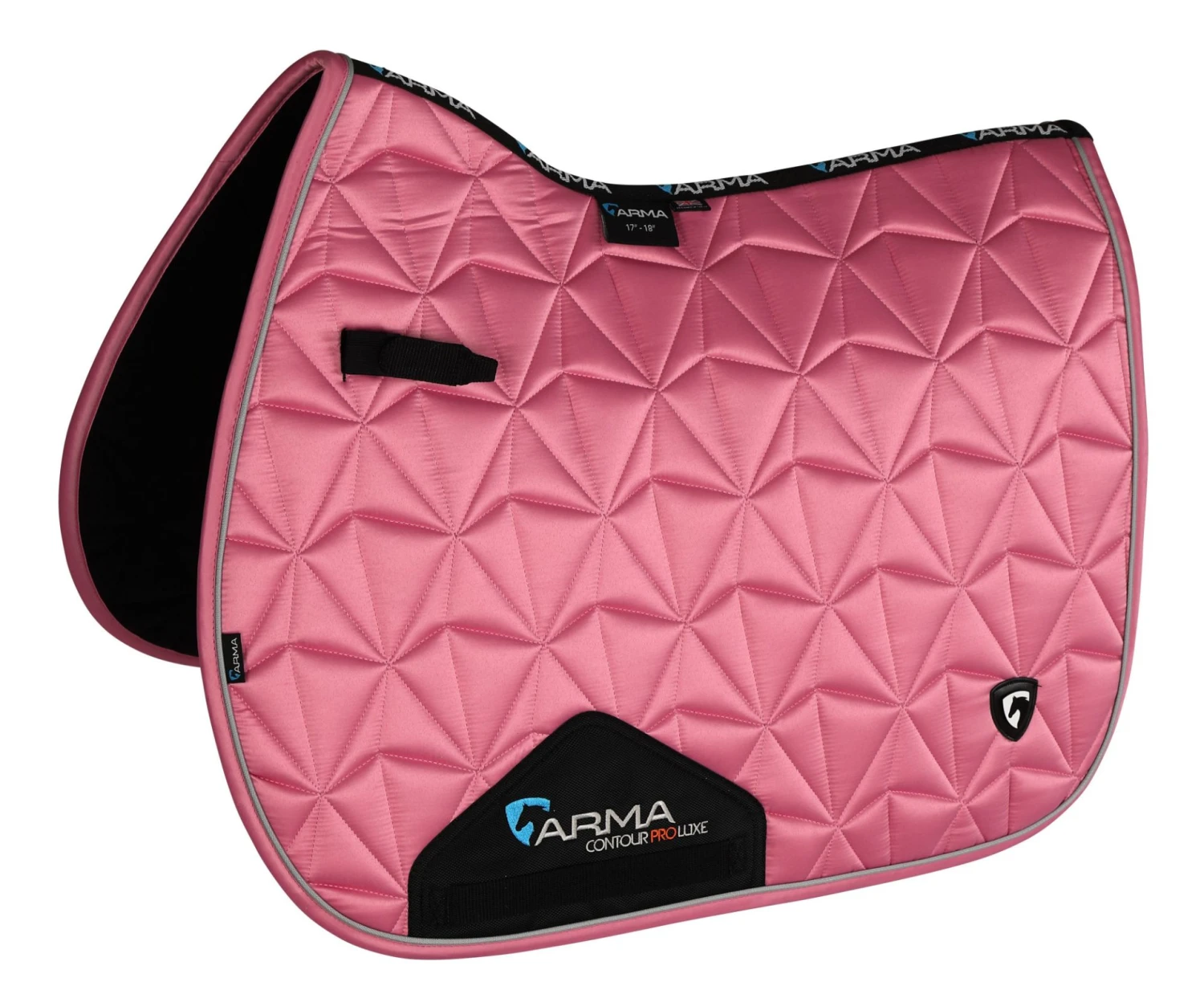 Shires ARMA Luxe Gloss Saddlecloth Pink 15-16.5" 1 Shires ARMA Luxe Gloss Saddlecloth Pink 15-16.5"