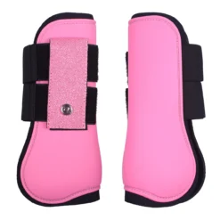 QHP Tendon Boots Rio Powder Pink