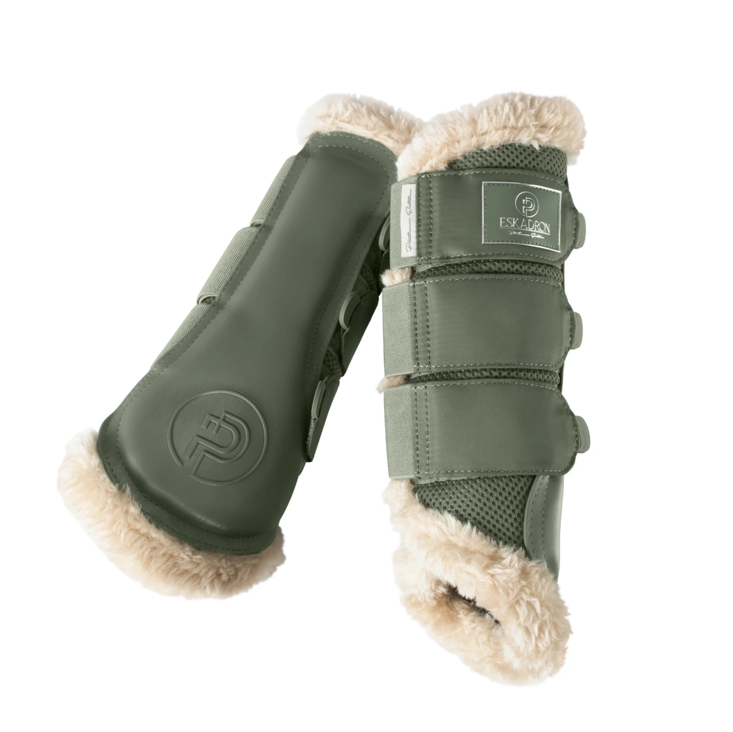 Eskadron Tendon Boots Mesh Fauxfur Platinum 22 Ash Green 1 Eskadron Tendon Boots Mesh Fauxfur Platinum 22 Ash Green