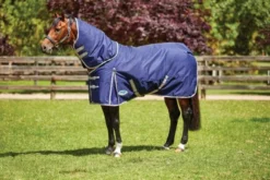 Weatherbeeta Comfitec Essential Detach-A-Neck Medium 220g Navy/Silver/Red