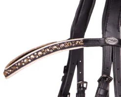 QHP Orlando Bridle Black / Beige 6 QHP Orlando Bridle Black / Beige -EquiGlow Shop 0026065 qhp orlando bridle black beige