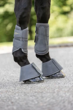 Covalliero Brushing Boots Light Graphite -EquiGlow Shop 0026830 covalliero brushing boots light graphite 1