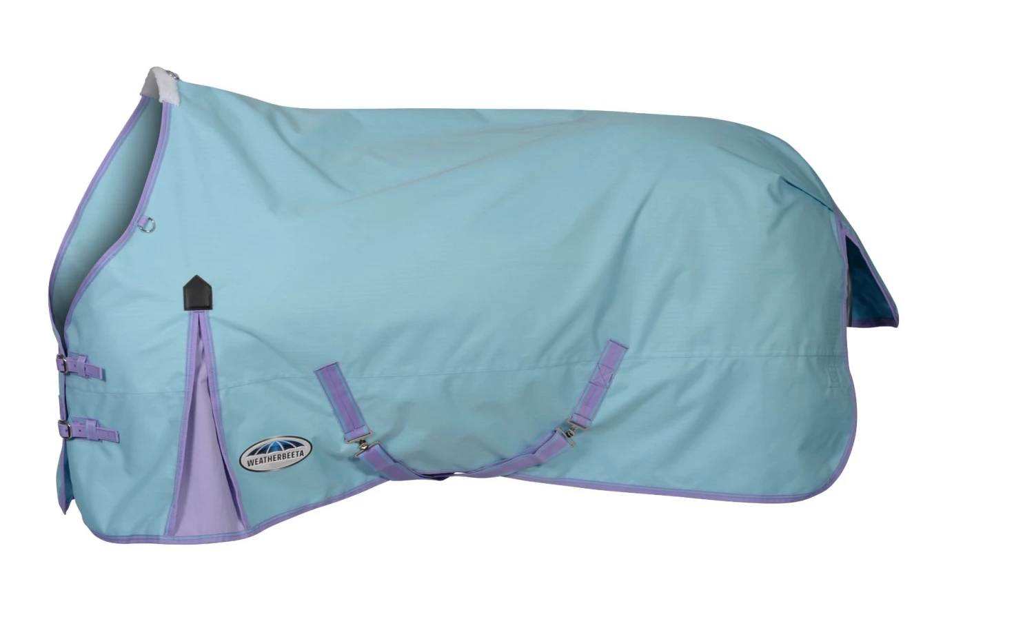 Weatherbeeta Comfitec Classic Standard Neck Medium/Lite 100g Light Blue/Purple 2 Weatherbeeta Comfitec Classic Standard Neck Medium/Lite 100g Light Blue/Purple - Image 2