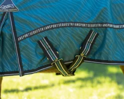 QHP Turnout Rug Falabella Collection 0g Wave -EquiGlow Shop 0027153 qhp turnout rug falabella collection 0g wave