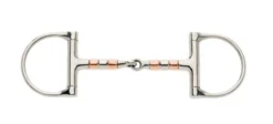 Lorina Copper Roller Dee Race Snaffle