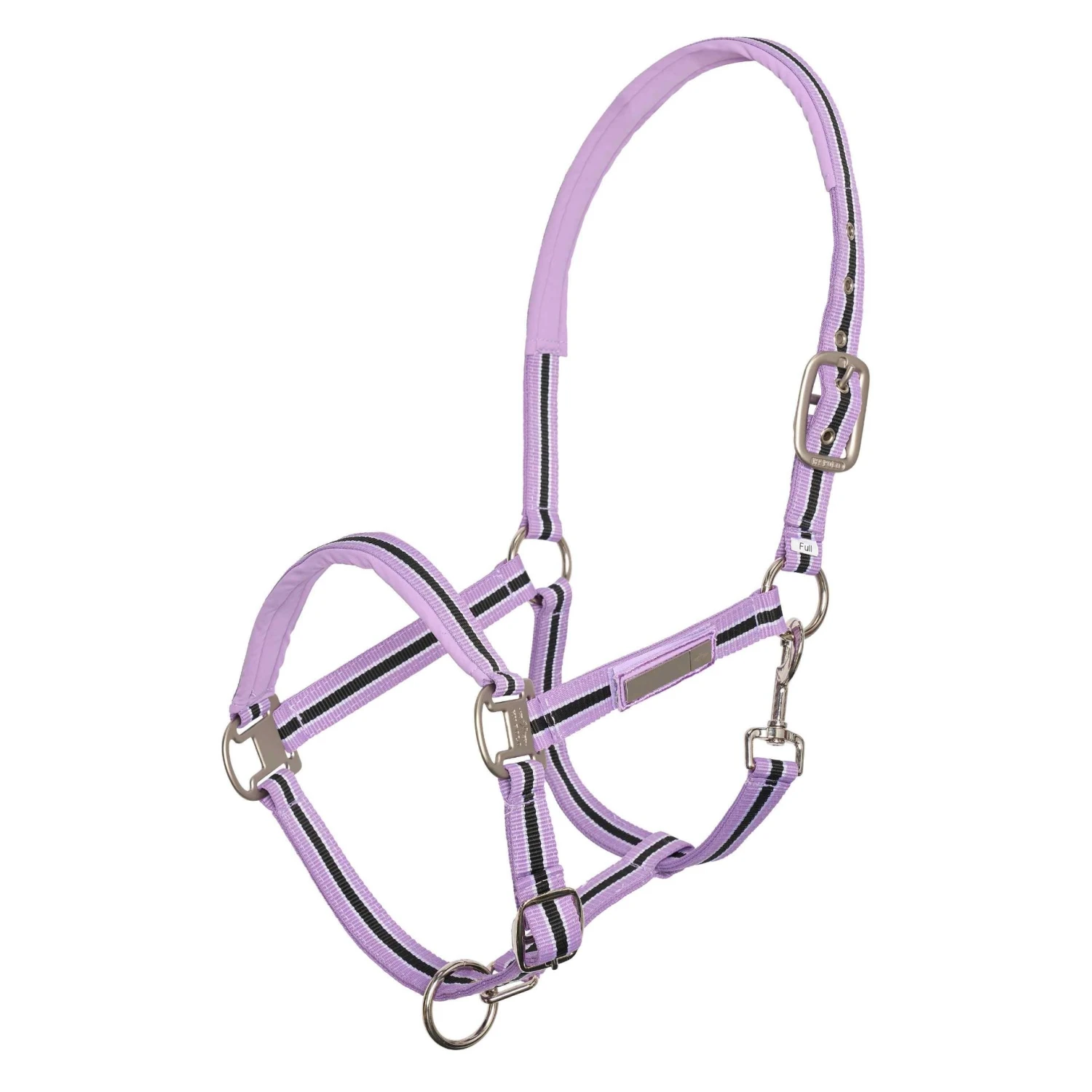 HV Polo Headcollar HVPClassic Stripe Violet 1 HV Polo Headcollar HVPClassic Stripe Violet