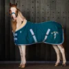 QHP Fleece Rug Thunderbolt Deep Lagoon