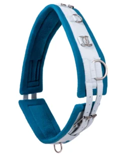 QHP Lunging Girth Thunderbolt Deep Lagoon